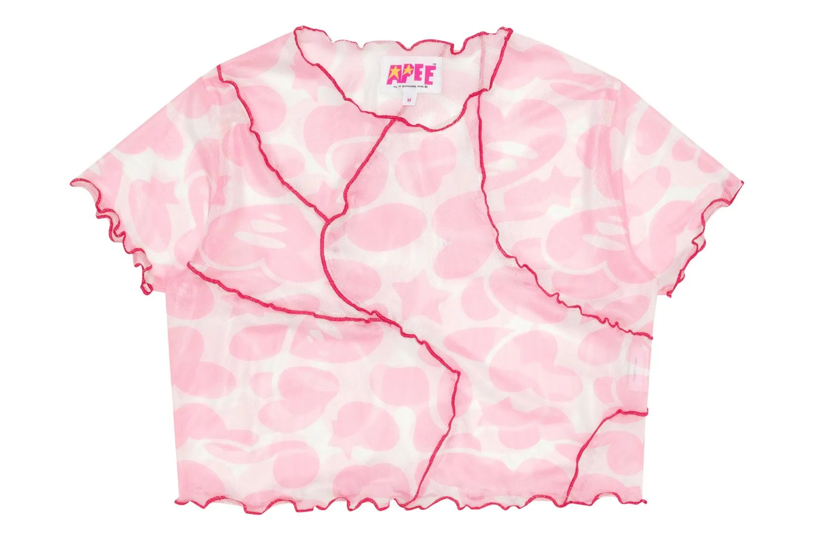 PATTERN MESH CROP TOP sold by Bape product image thumbnail 5