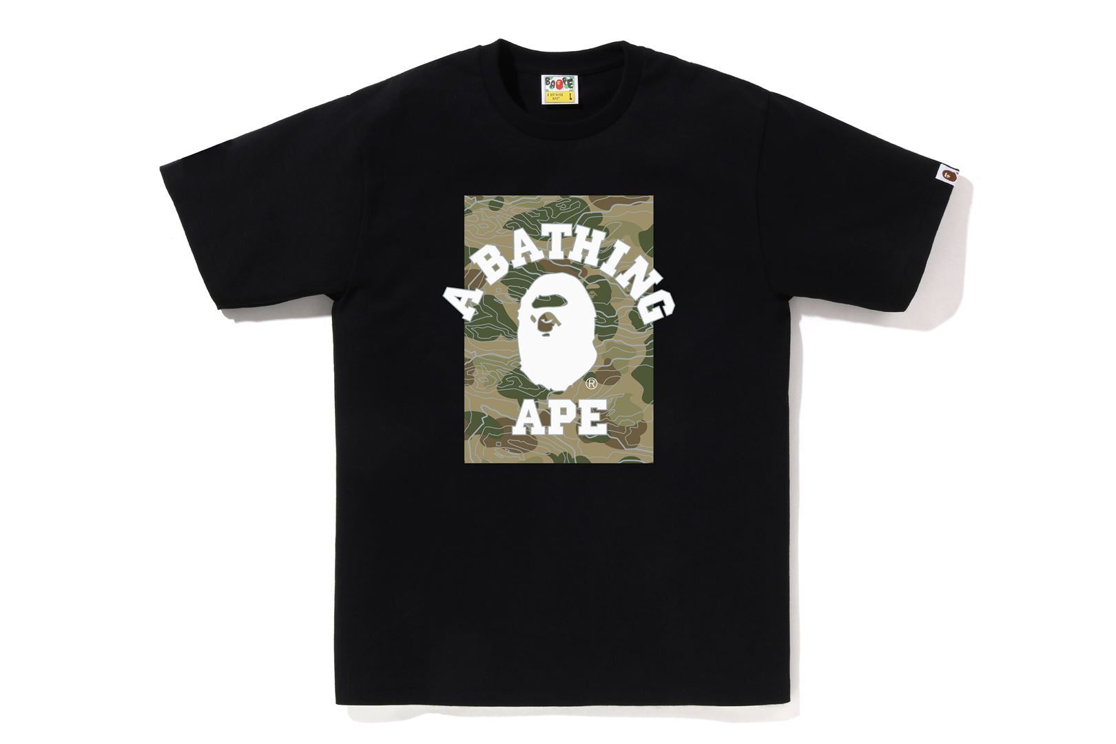 LAYERED LINE CAMO ON COLLEGE TEE sold by Bape product image thumbnail 3