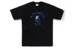 COLOR CAMO COLLEGE TEE sold by Bape