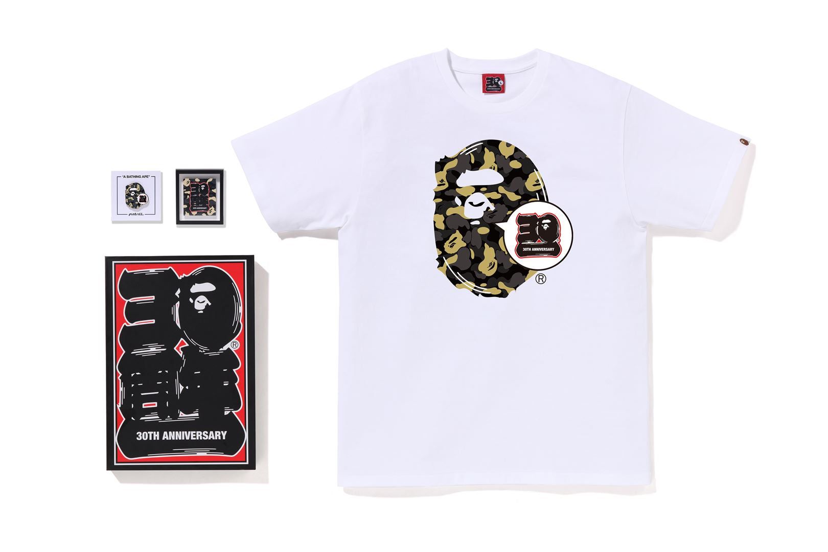 BAPE STORE MADISON AVENUE BAPE 30TH ANNIV. APE HEAD TEE SET sold by Bape product image thumbnail 4