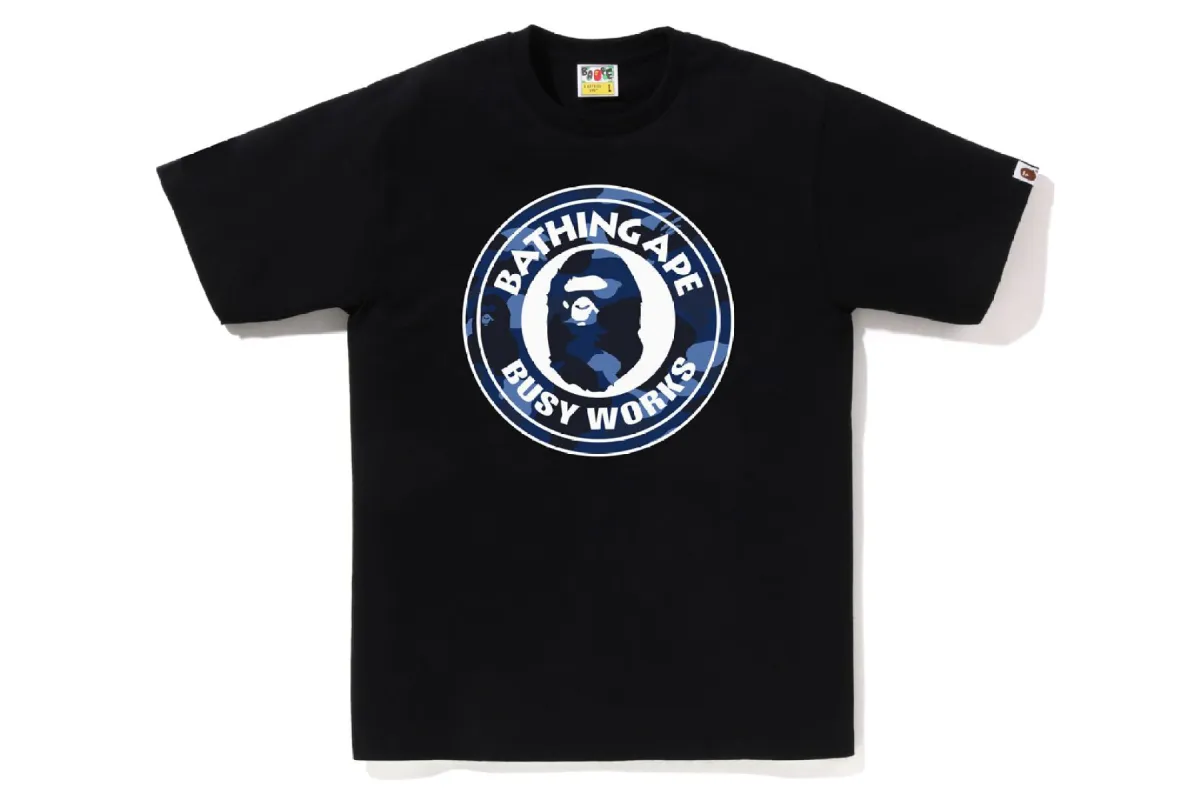 COLOR CAMO BUSY WORKS TEE sold by Bape