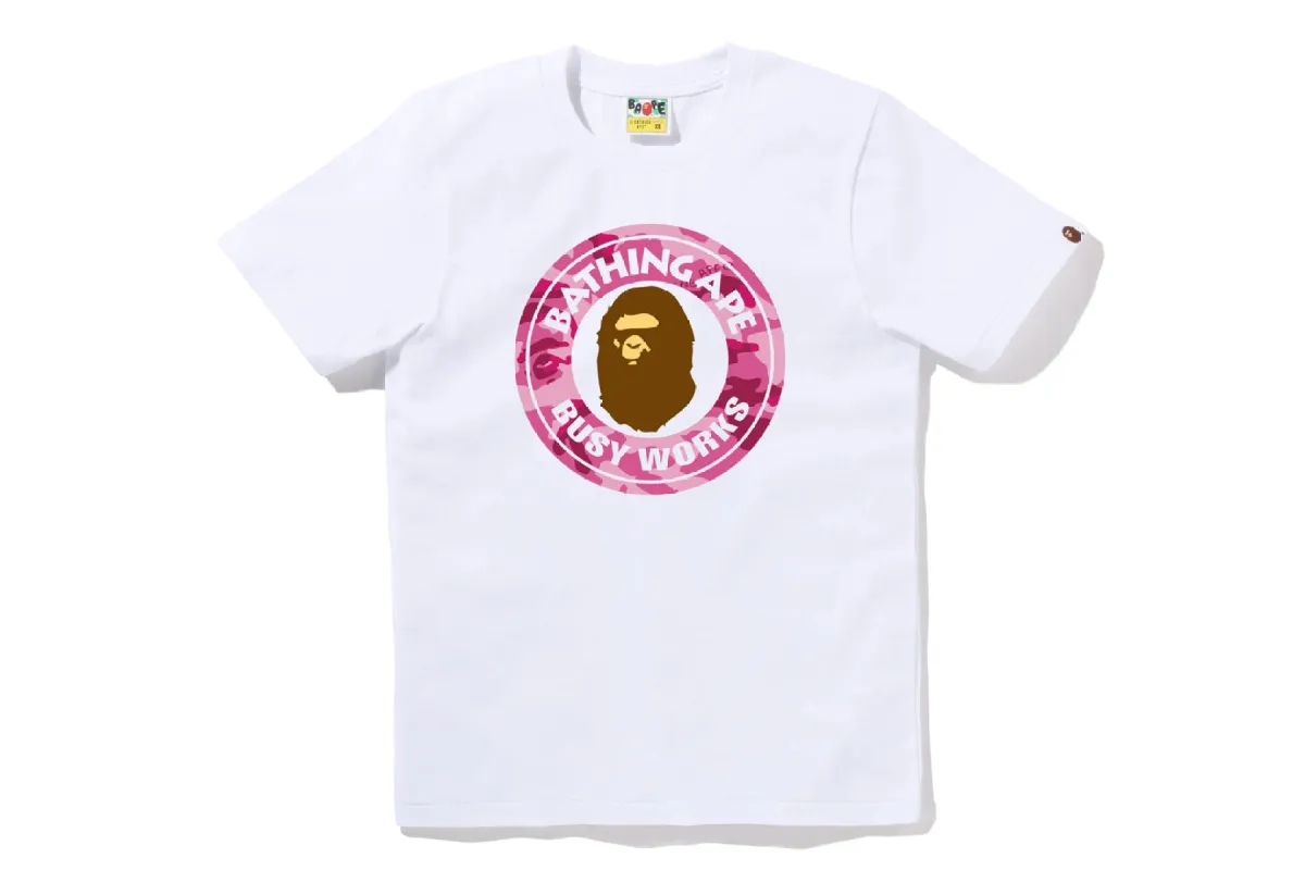 WOODLAND CAMO BUSY WORKS TEE sold by Bape
