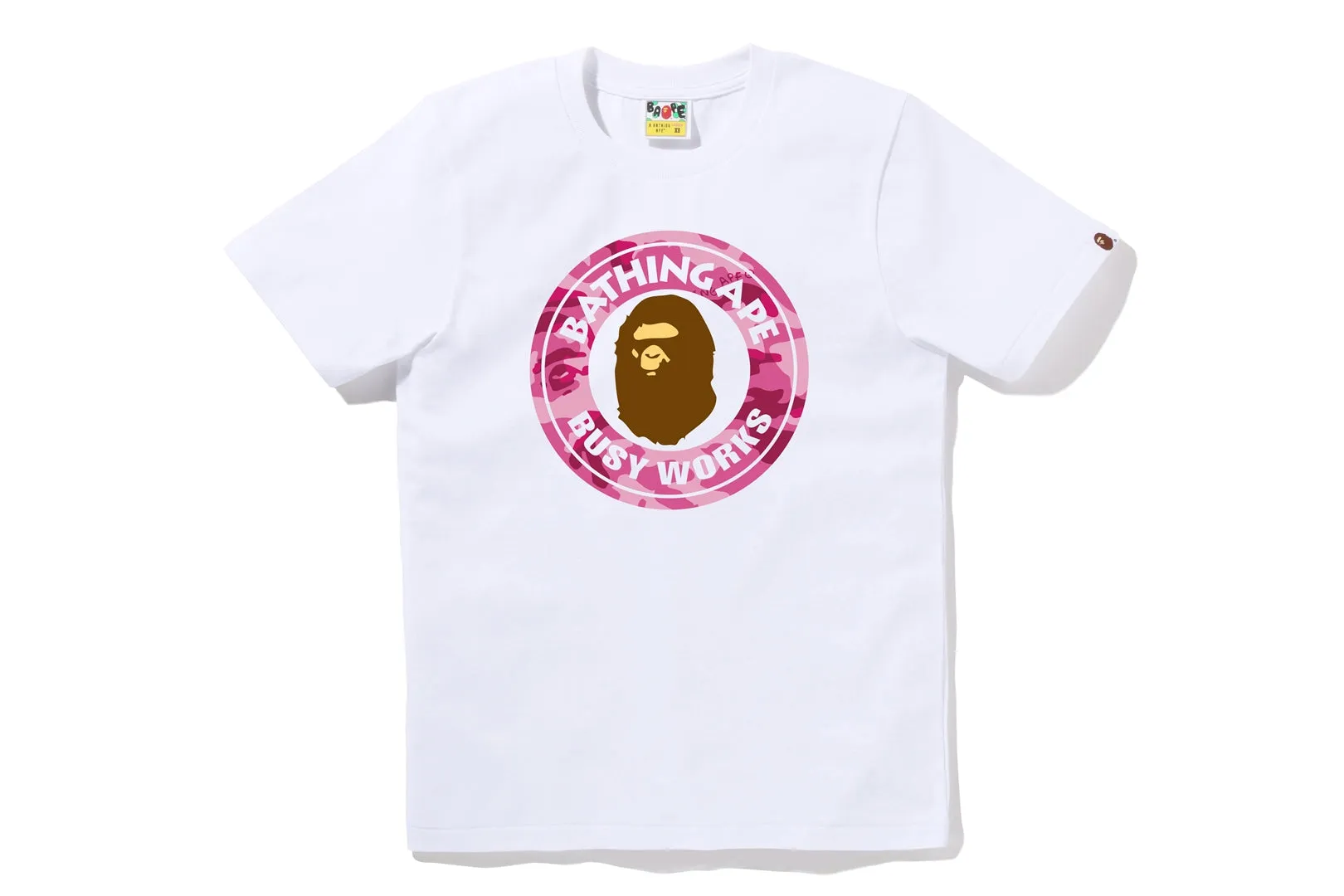 WOODLAND CAMO BUSY WORKS TEE sold by Bape