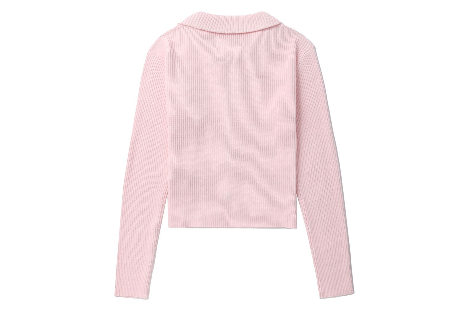 TWO TONE RIBBED KNIT CARDIGAN sold by Bape product image thumbnail 4