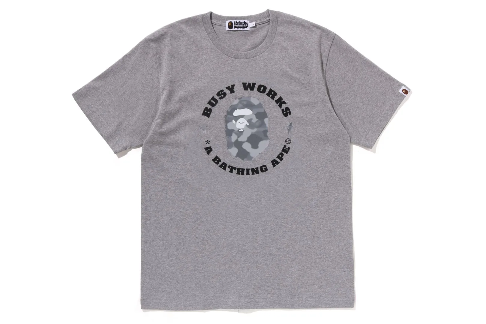 RADIATION CAMO BUSY WORKS TEE sold by Bape