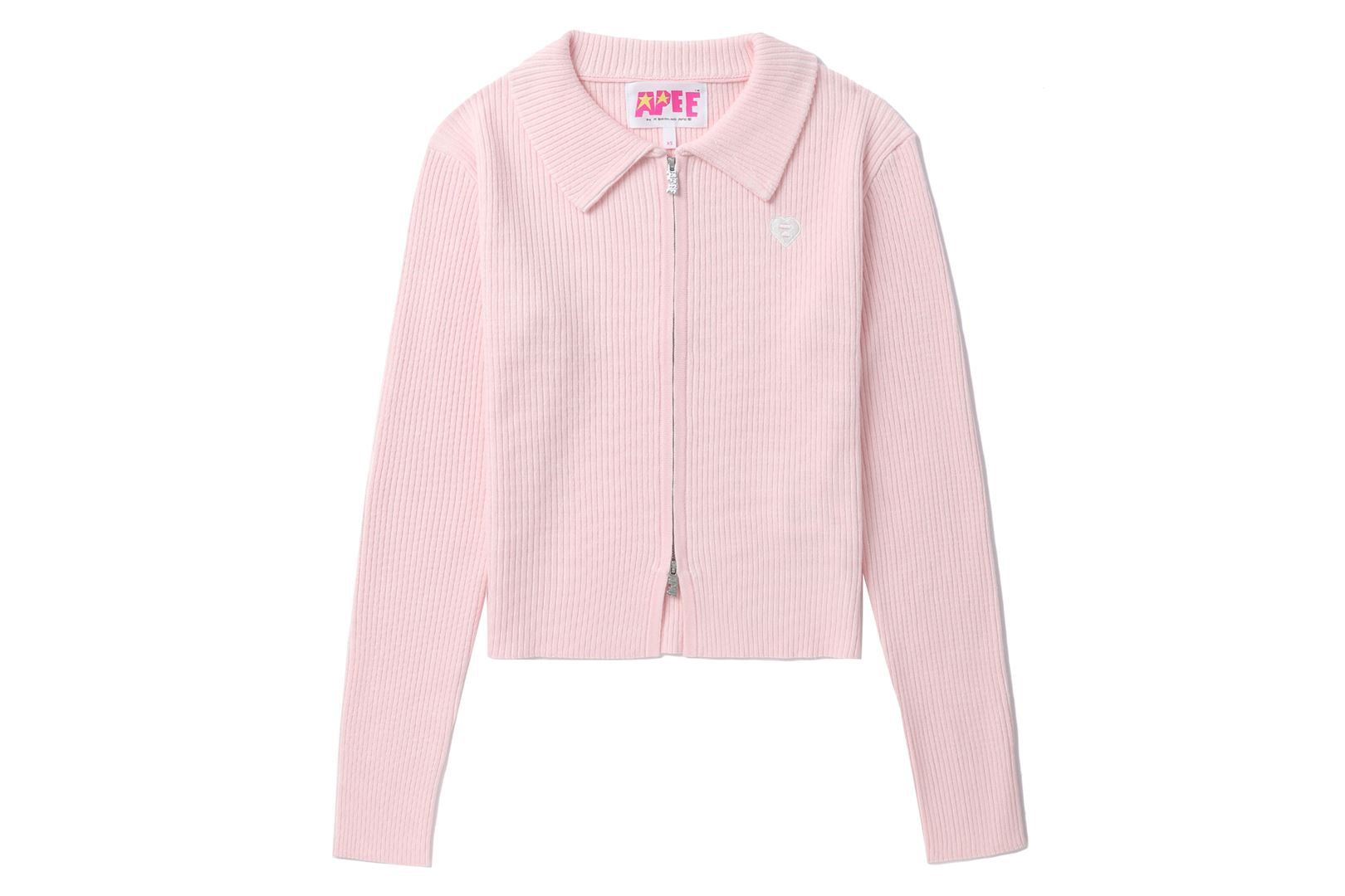 TWO TONE RIBBED KNIT CARDIGAN sold by Bape product image thumbnail 3