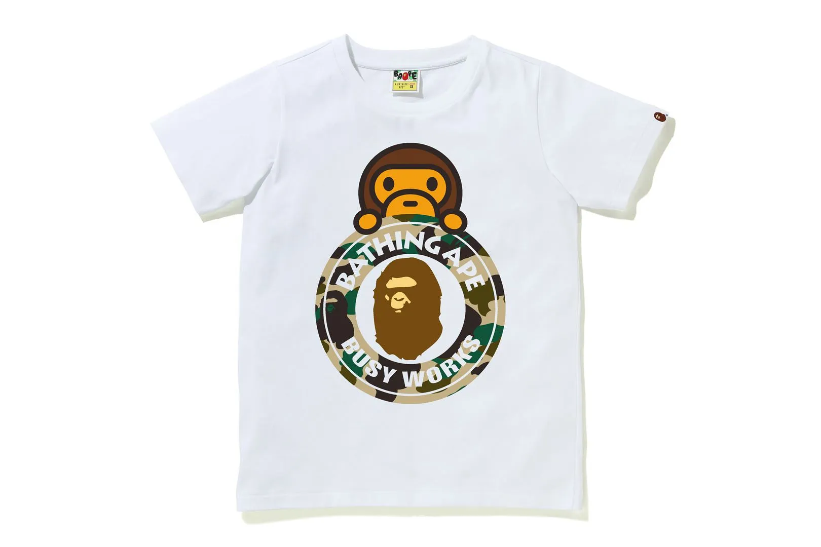1ST CAMO MILO ON BUSY WORKS TEE sold by Bape product image thumbnail 4