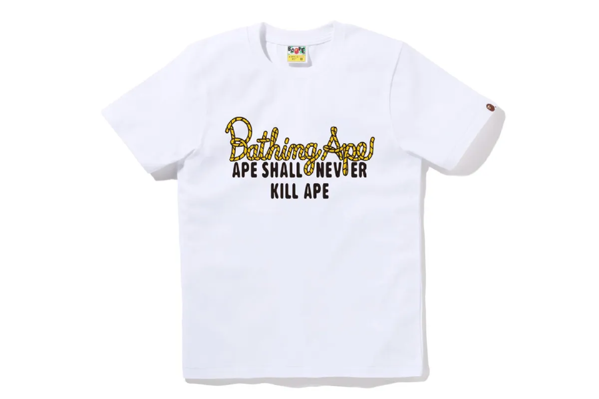 CHAMPION LOGO TEE made by Bape