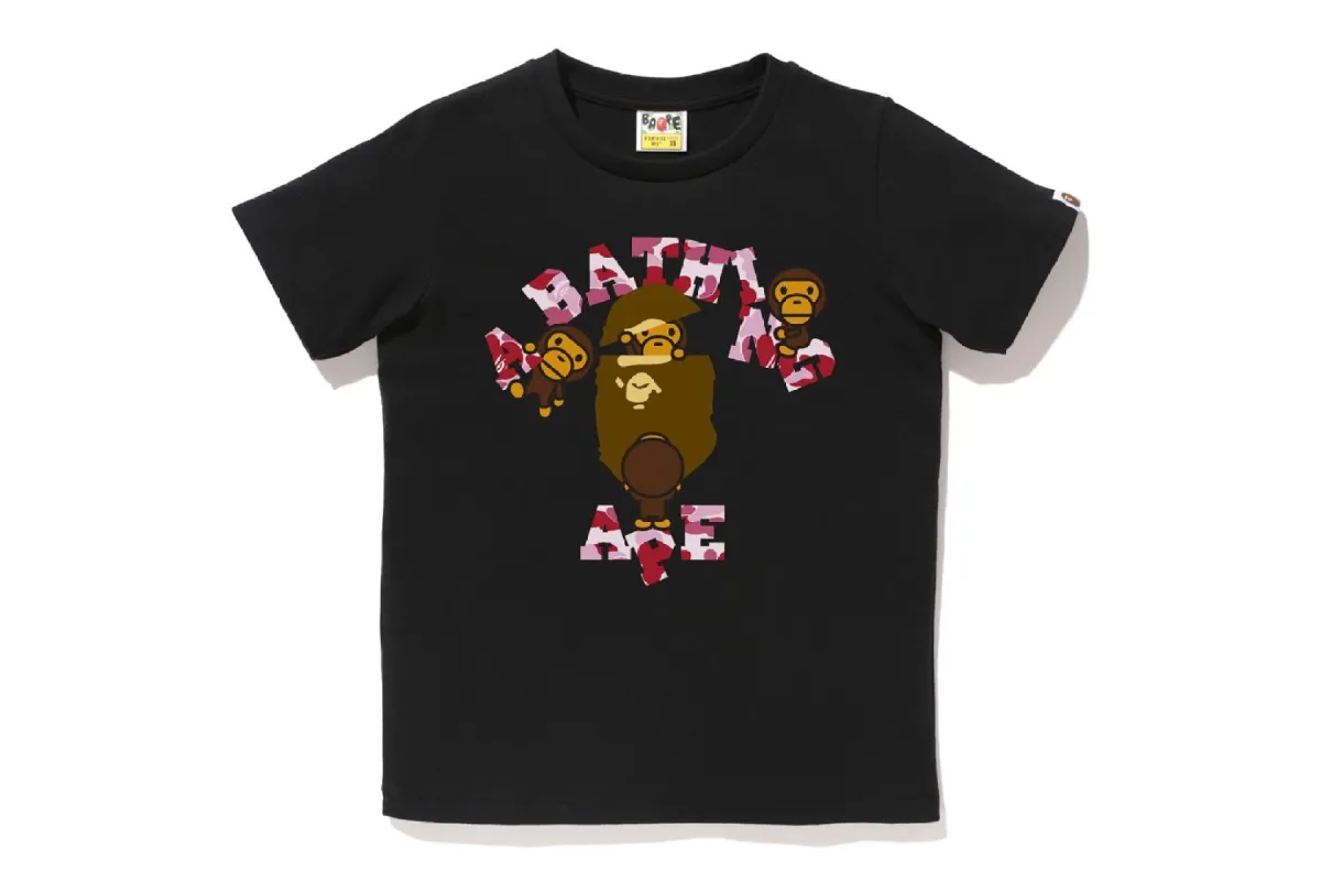 ABC CAMO COLLEGE MILO TEE sold by Bape