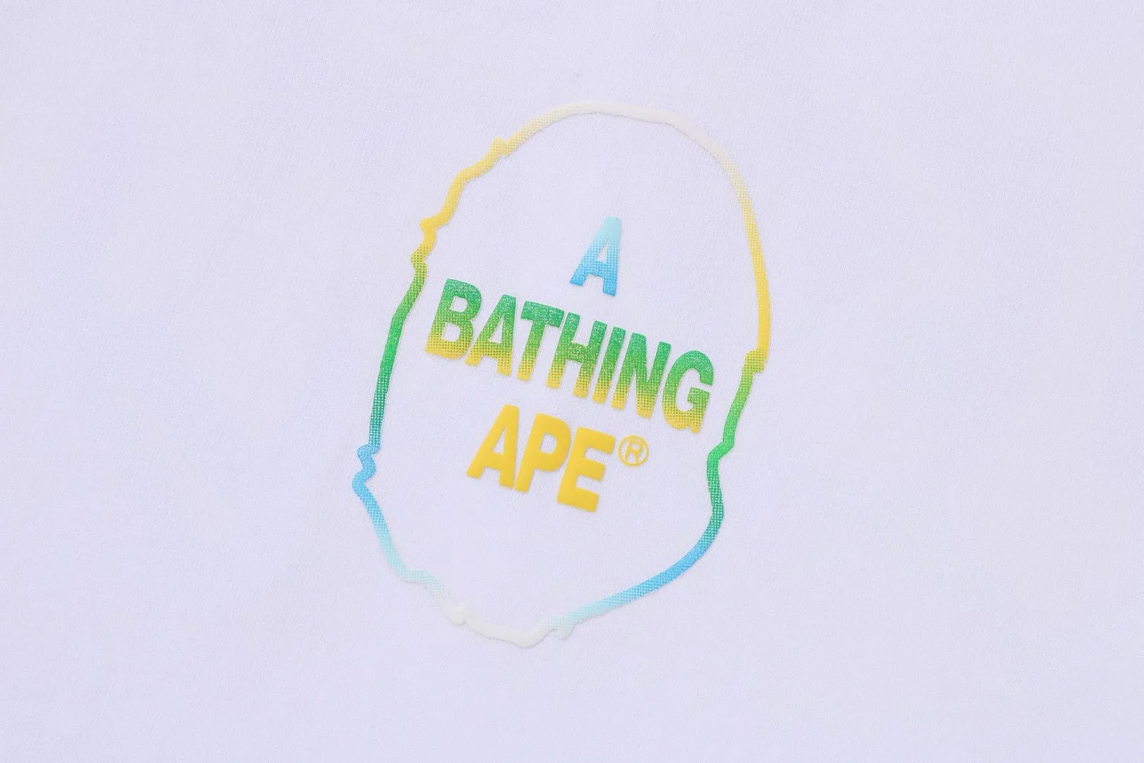 GRADIENT T-BLOCK OVERSIZED TEE sold by Bape product image thumbnail 3