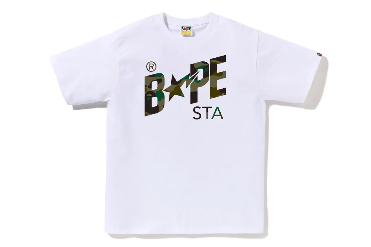 1ST CAMO BAPE STA TEE sold by Bape