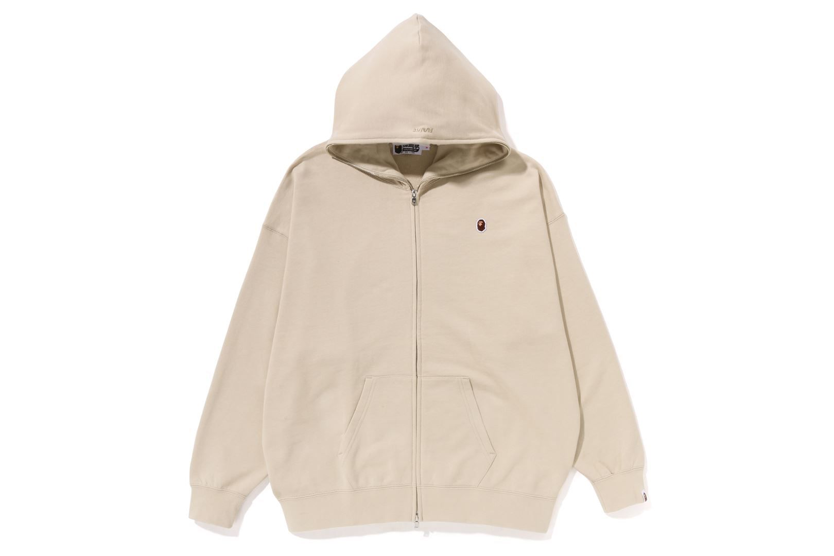 APE HEAD ONE POINT OVERSIZED FULL ZIP HOODIE sold by Bape