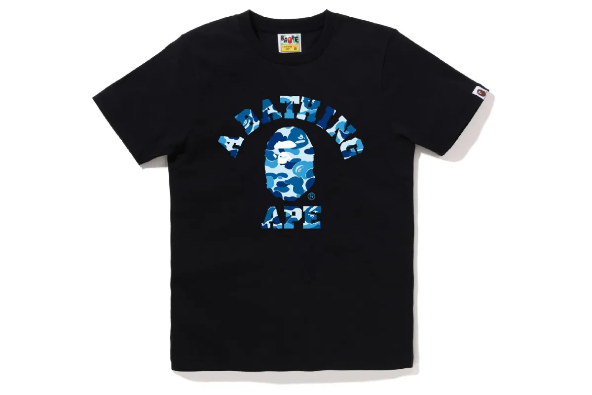 ABC CAMO  COLLEGE TEE sold by Bape