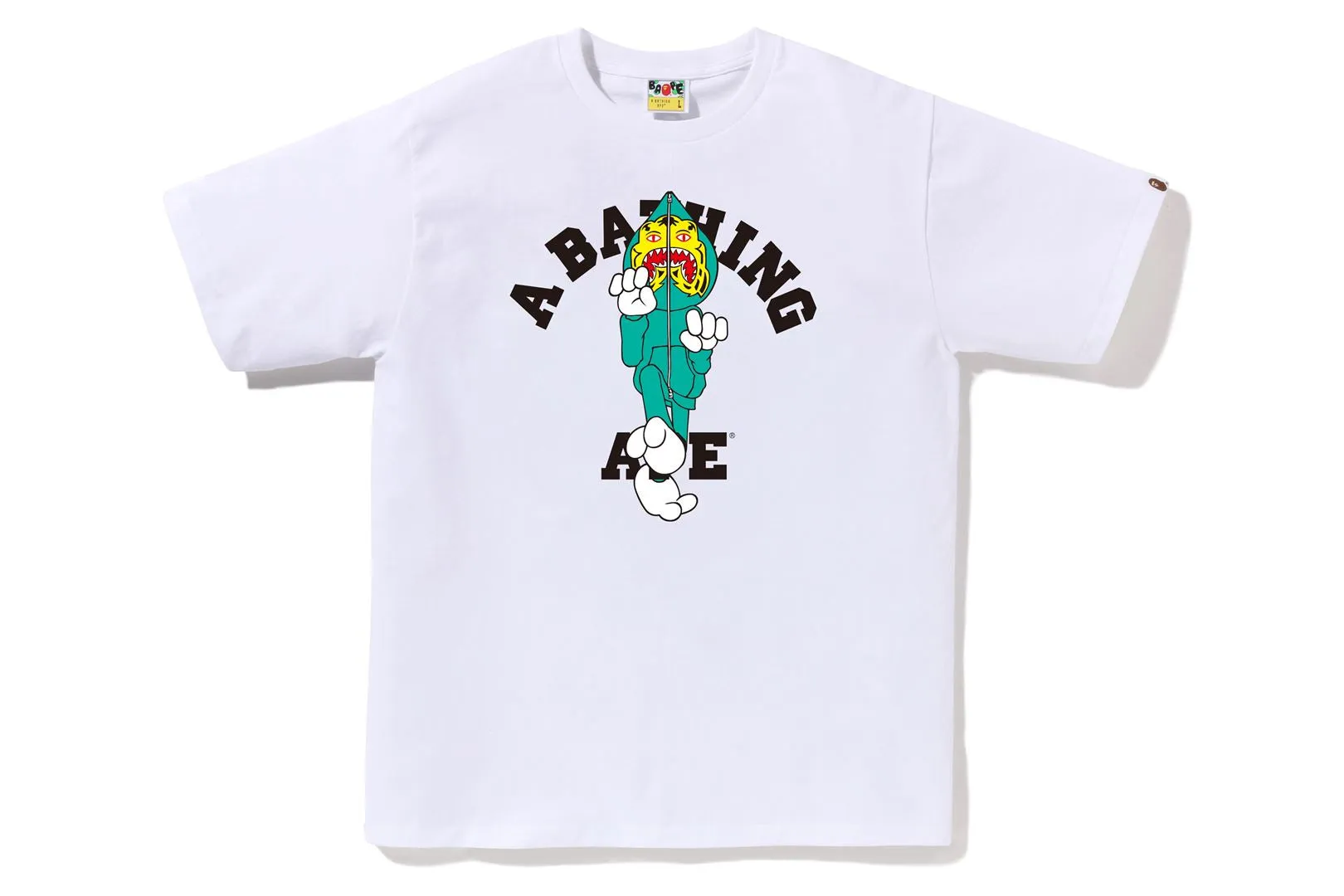TIGER MILO COLLEGE TEE sold by Bape product image thumbnail 3