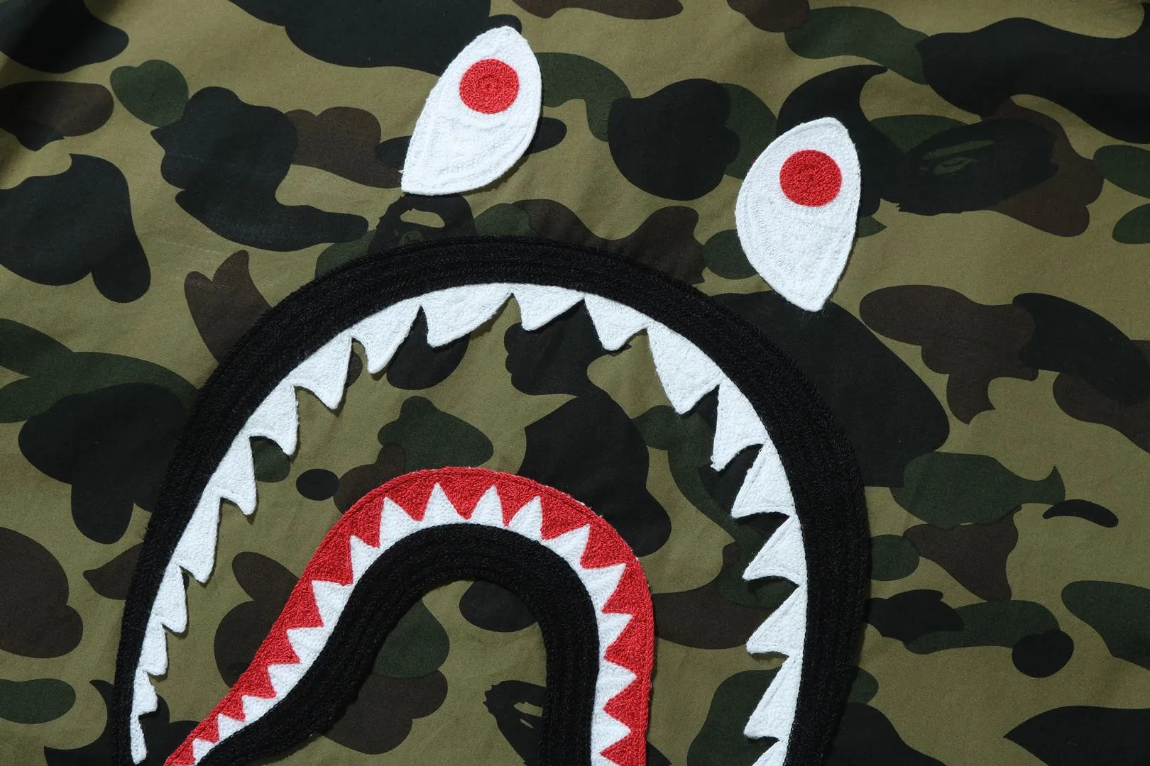 1ST CAMO SHARK RELAXED FIT MILITARY SHIRT sold by Bape product image thumbnail 4