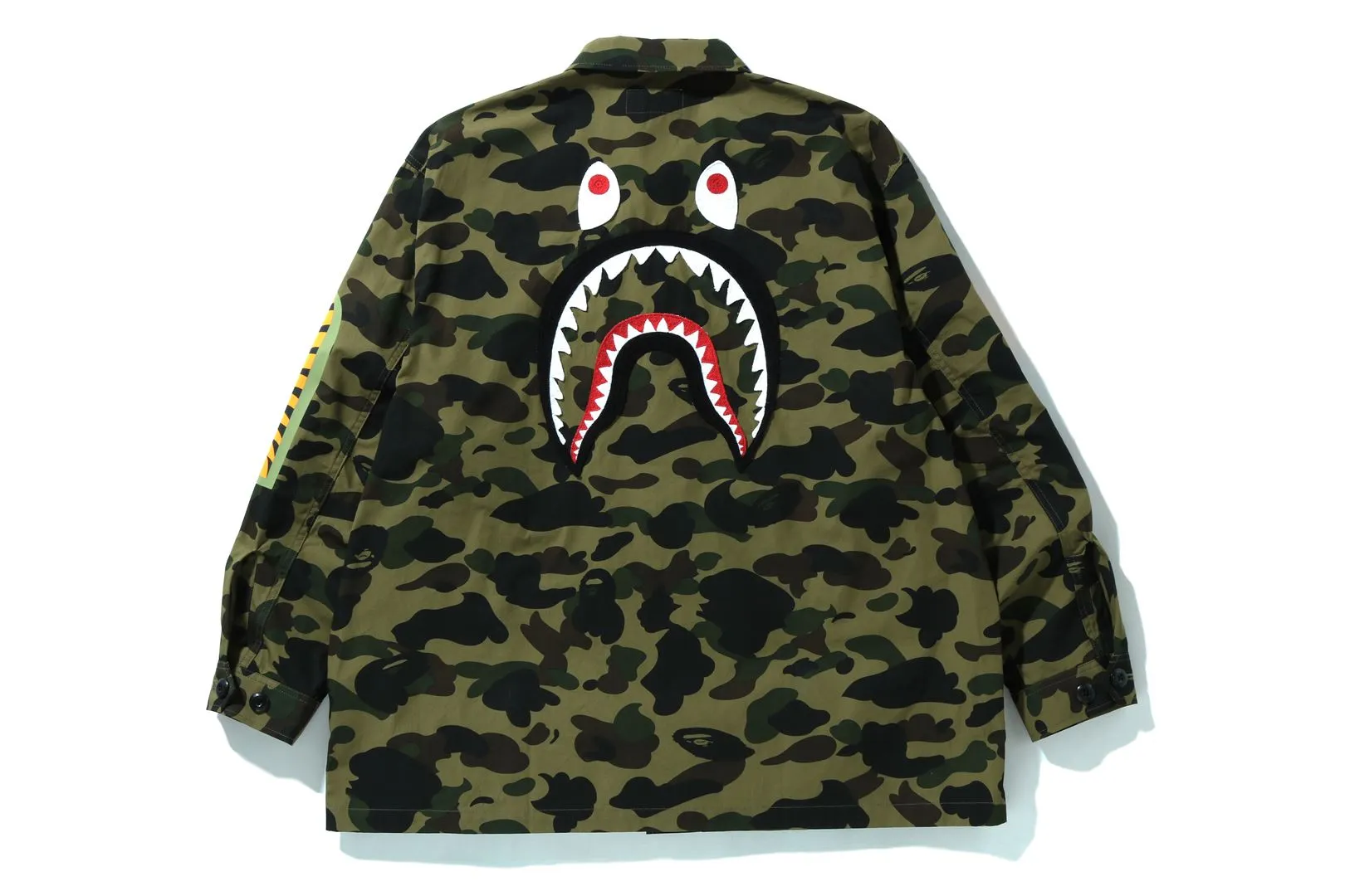 1ST CAMO SHARK RELAXED FIT MILITARY SHIRT sold by Bape product image thumbnail 2
