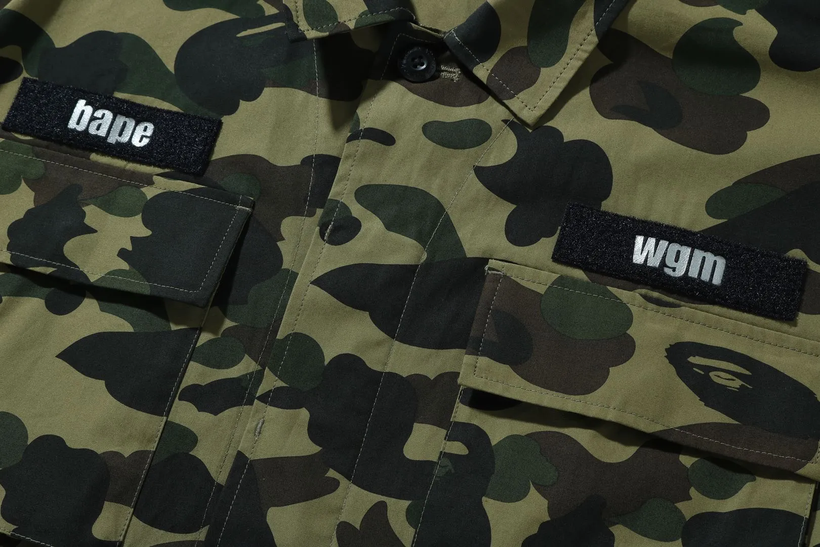1ST CAMO SHARK RELAXED FIT MILITARY SHIRT sold by Bape product image thumbnail 3
