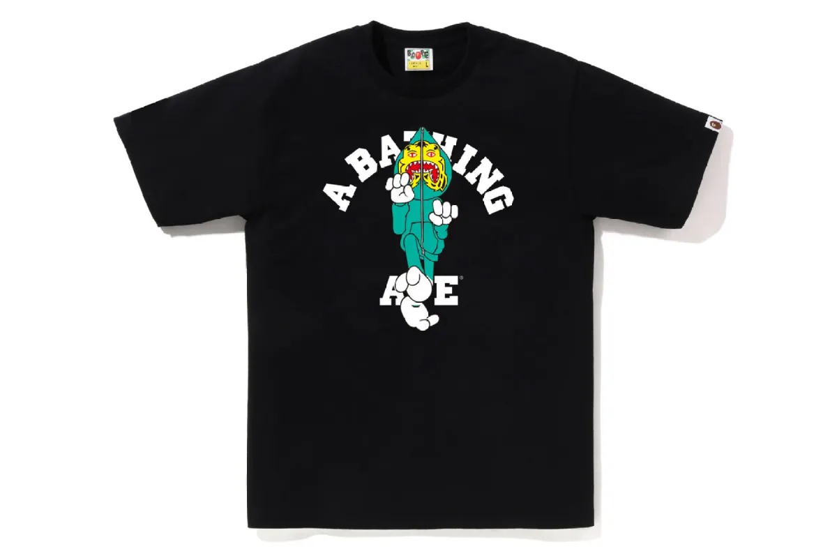 TIGER MILO COLLEGE TEE sold by Bape
