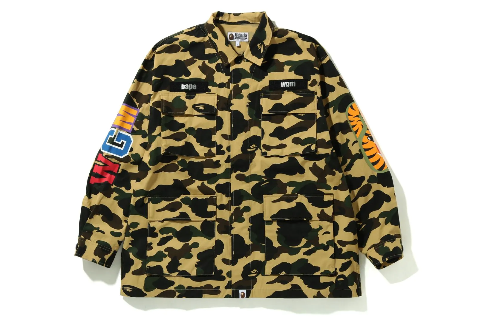 1ST CAMO SHARK RELAXED FIT MILITARY SHIRT sold by Bape product image thumbnail 5