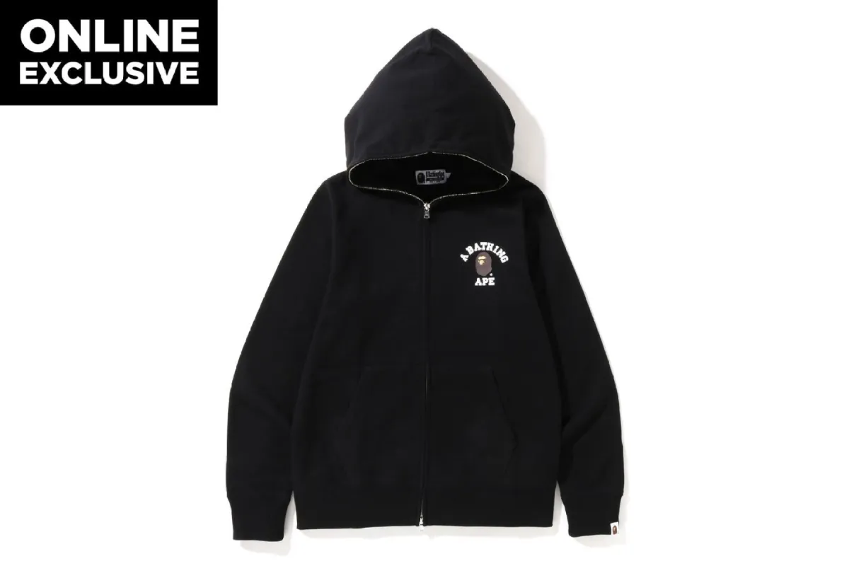 COLLEGE ONE POINT FULL ZIP HOODIE -ONLINE EXCLUSIVE- sold by Bape