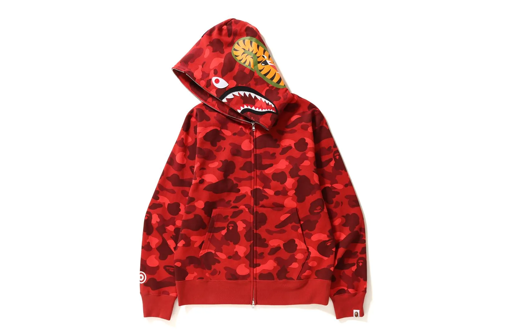 COLOR CAMO SHARK FULL ZIP HOODIE sold by Bape product image thumbnail 4