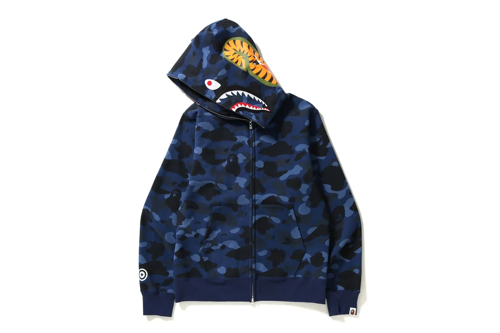 COLOR CAMO SHARK FULL ZIP HOODIE sold by Bape product image thumbnail 2