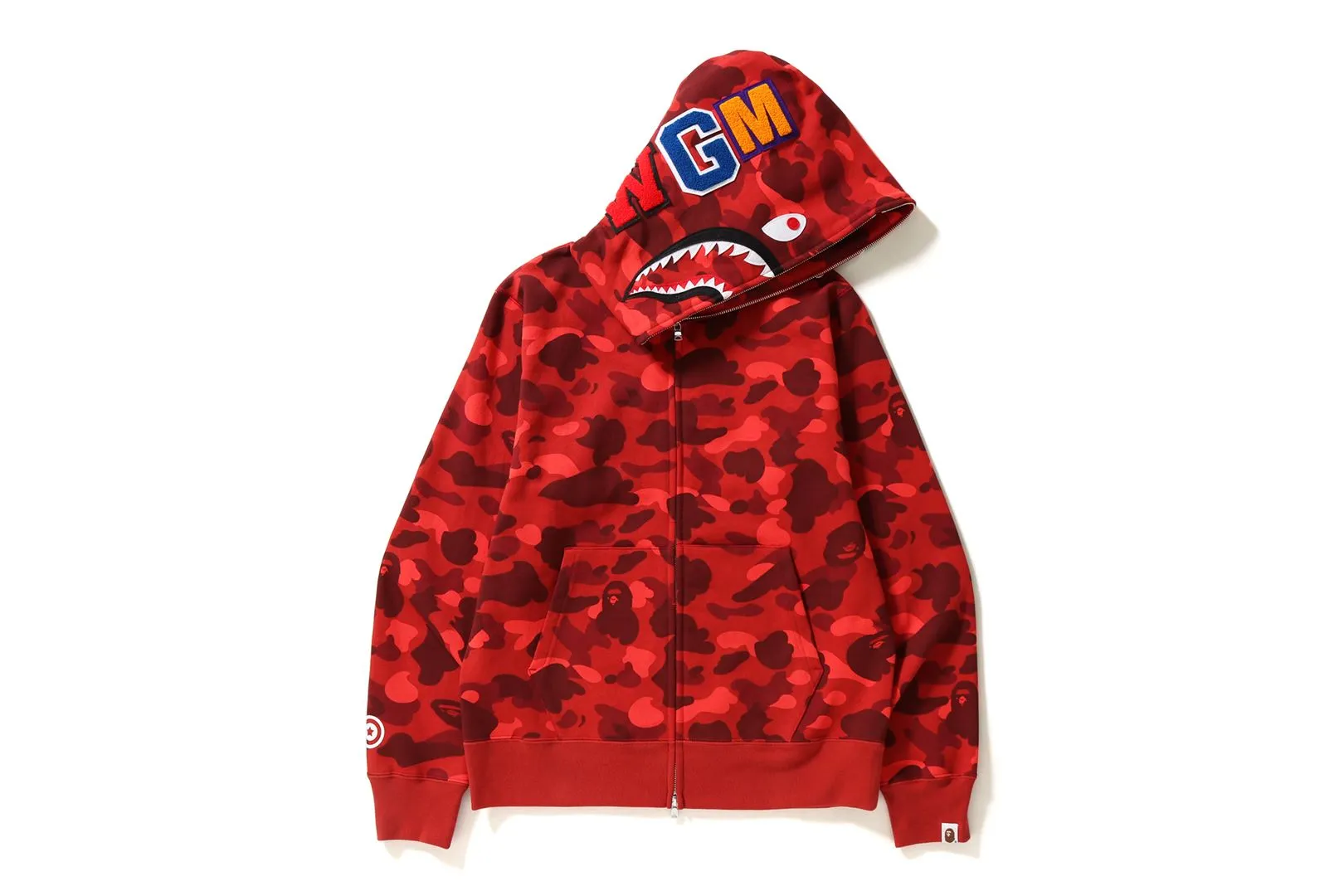 COLOR CAMO SHARK FULL ZIP HOODIE sold by Bape product image thumbnail 3