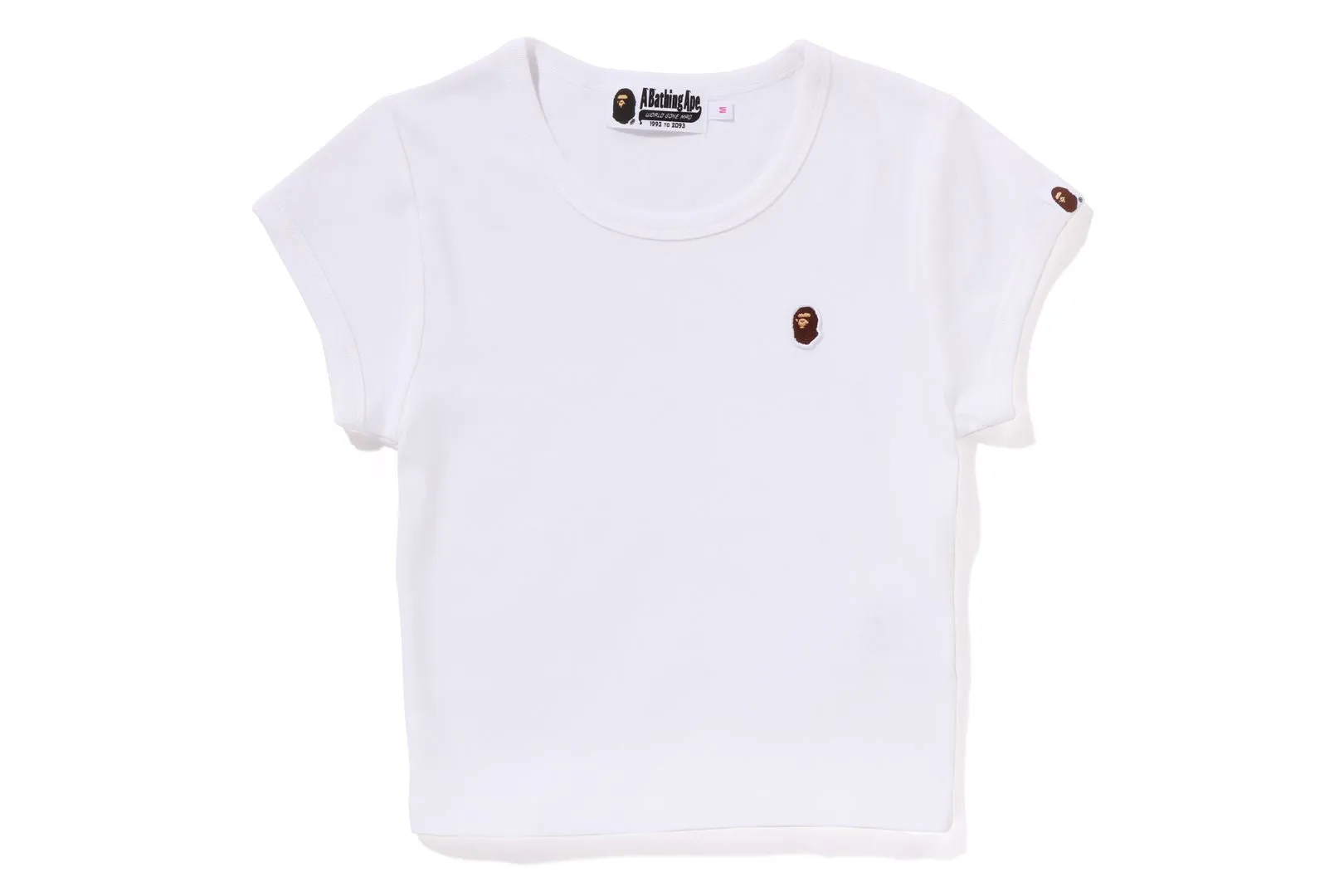 APE HEAD ONE POINT CROPPED TEE sold by Bape