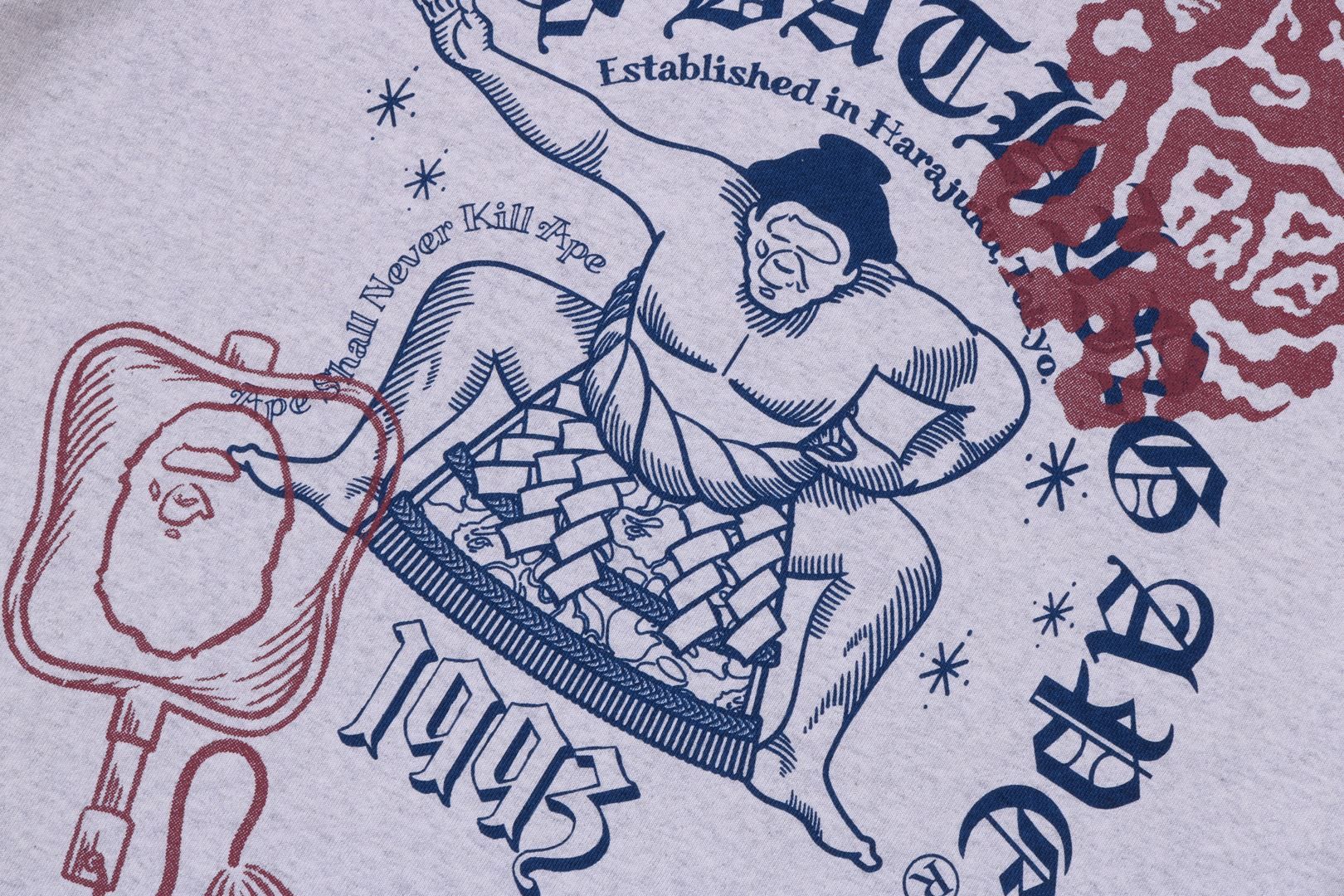 JAPAN CULTURE SUMO CREWNECK sold by Bape product image thumbnail 4