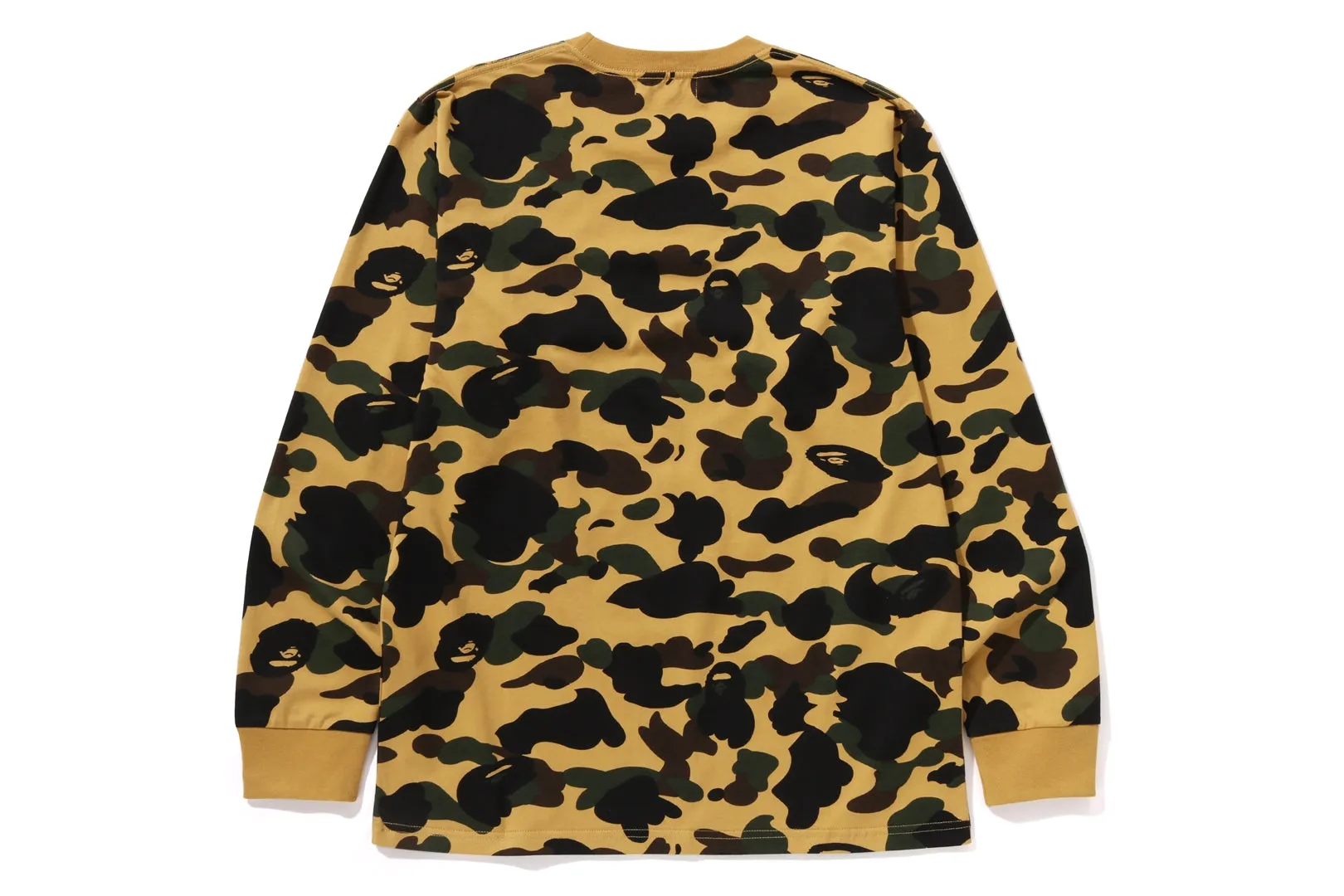 1ST CAMO COLLEGE LS TEE sold by Bape product image thumbnail 5