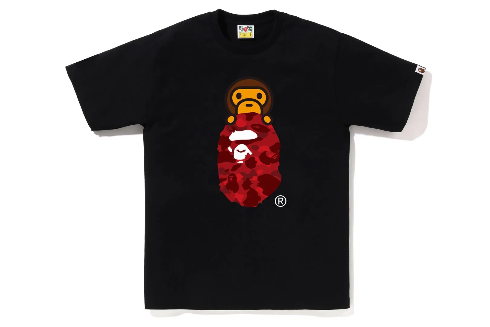 COLOR CAMO MILO ON APE HEAD TEE sold by Bape product image thumbnail 3