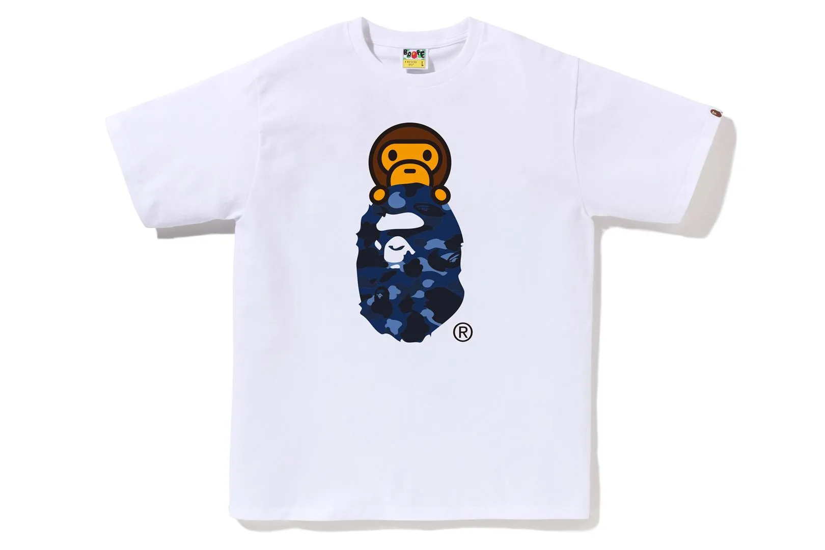 COLOR CAMO MILO ON APE HEAD TEE sold by Bape product image thumbnail 5