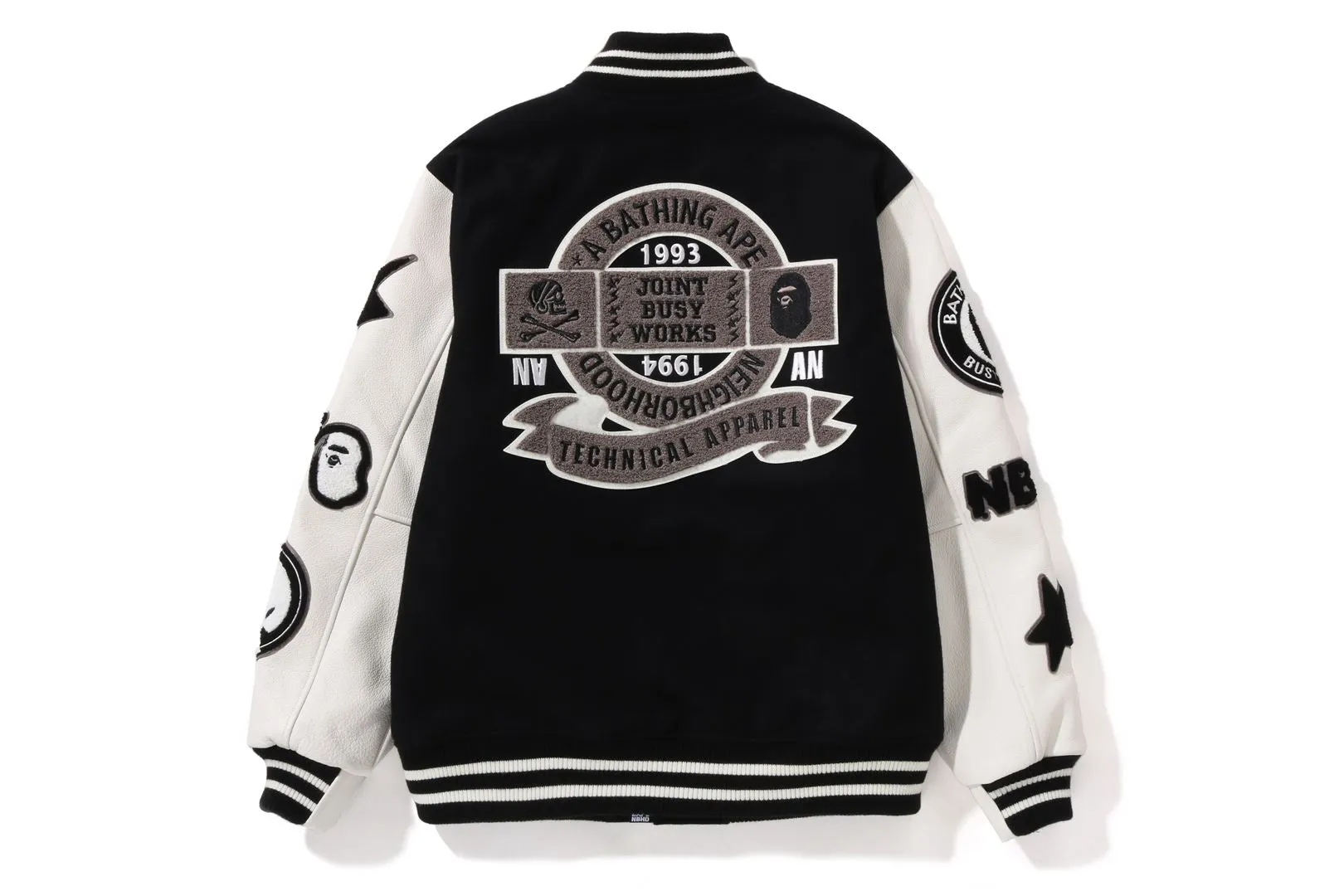 【 BAPE X NBHD 】VARSITY JACKET sold by Bape product image thumbnail 2