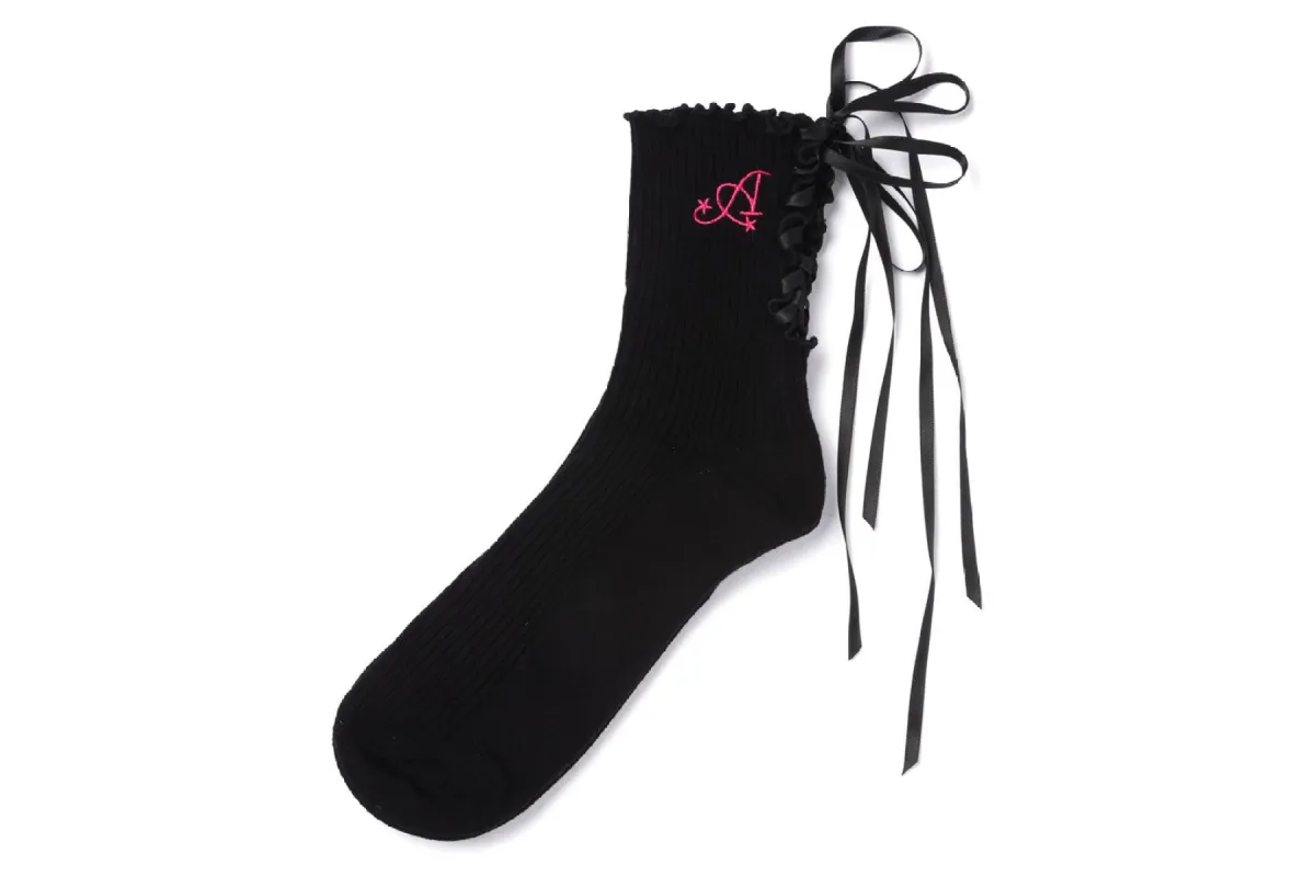 LOGO LACE UP SOCKS sold by Bape