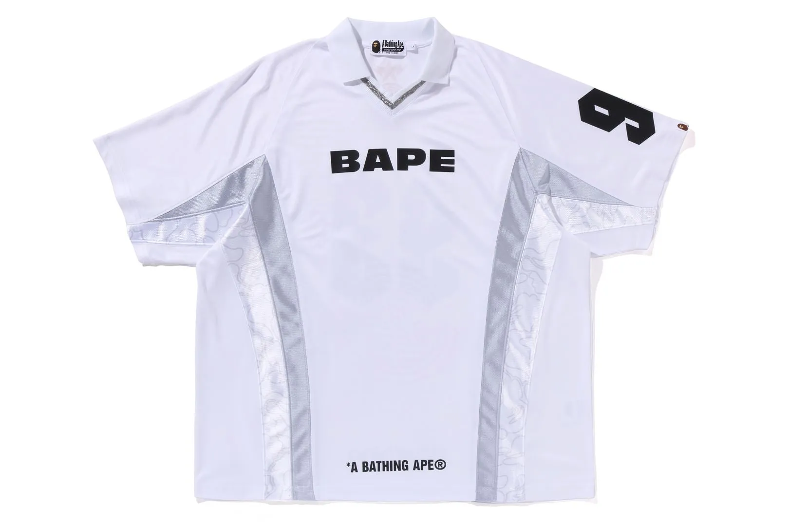 MULTI LOGO RELAXED FIT SOCCER JERSEY sold by Bape product image thumbnail 4