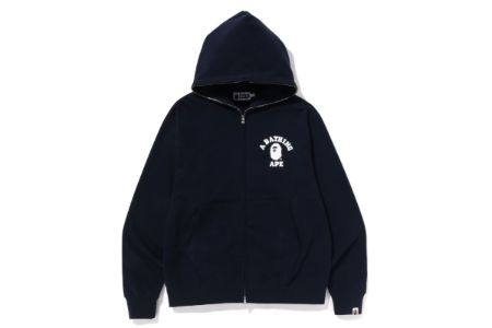 COLLEGE RELAXED FIT FULL ZIP HOODIE sold by Bape