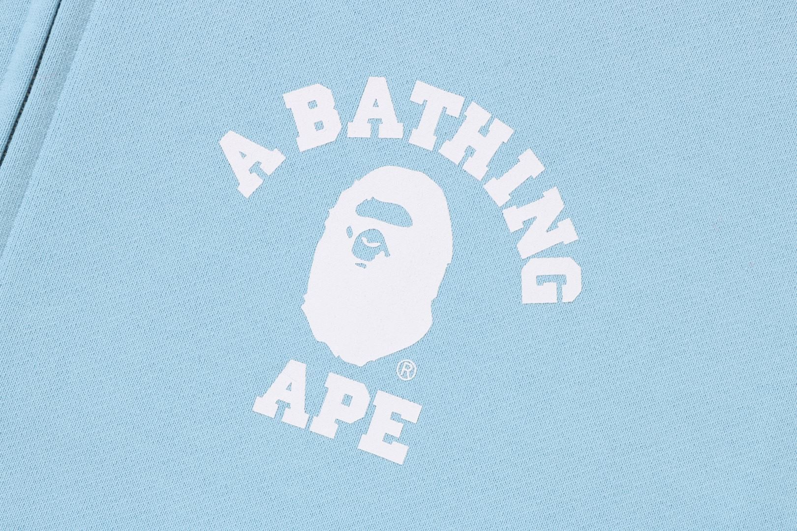 COLLEGE RELAXED FIT FULL ZIP HOODIE sold by Bape product image thumbnail 14