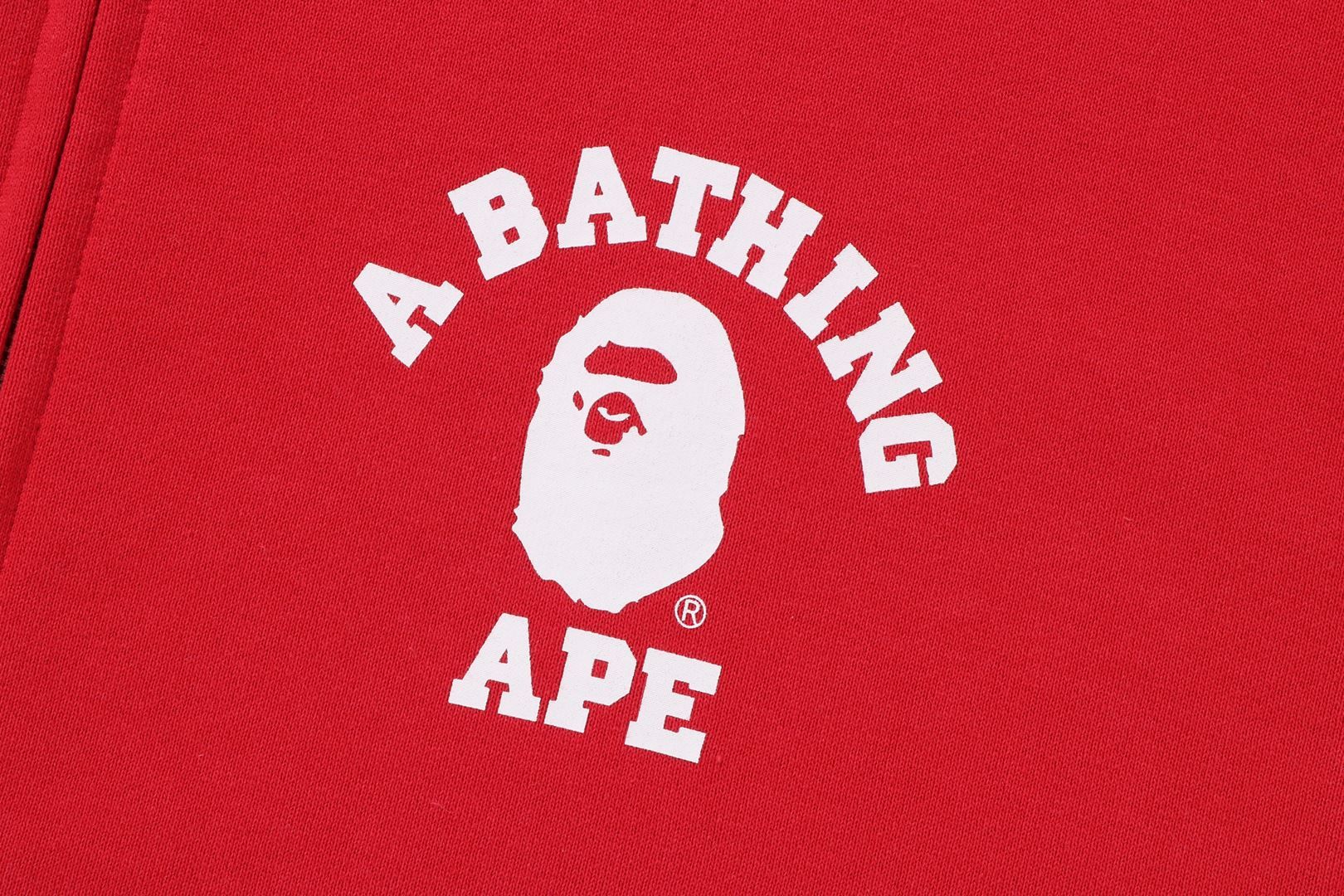 COLLEGE RELAXED FIT FULL ZIP HOODIE sold by Bape product image thumbnail 12