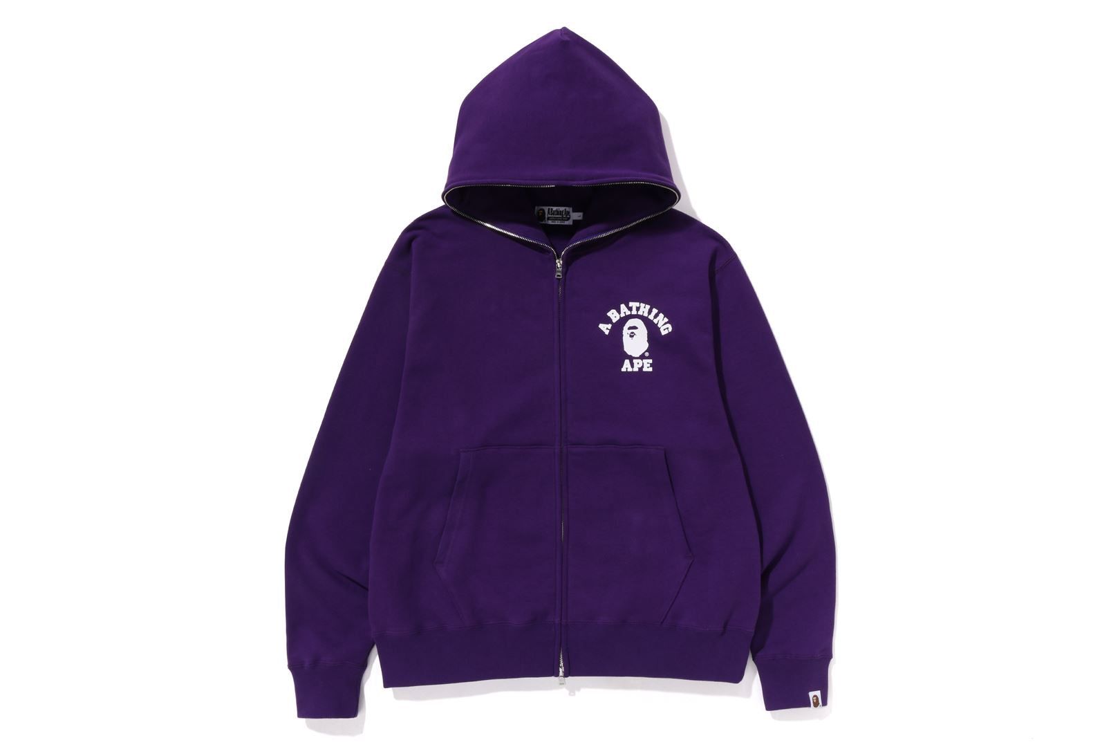 COLLEGE RELAXED FIT FULL ZIP HOODIE sold by Bape product image thumbnail 9