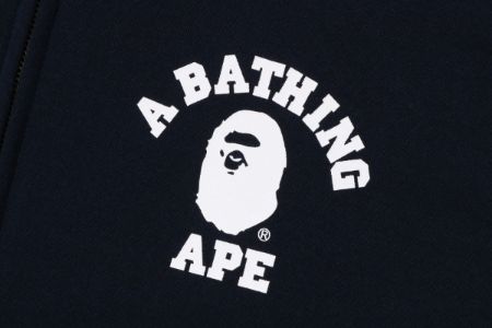 COLLEGE RELAXED FIT FULL ZIP HOODIE sold by Bape