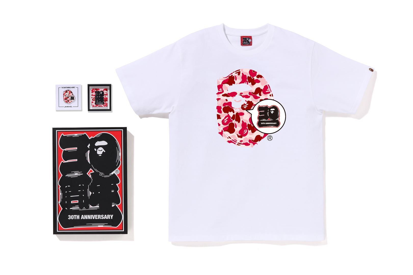 BAPE STORE HIROSHIMA BAPE 30TH ANNIV. APE HEAD TEE SET sold by Bape product image thumbnail 4