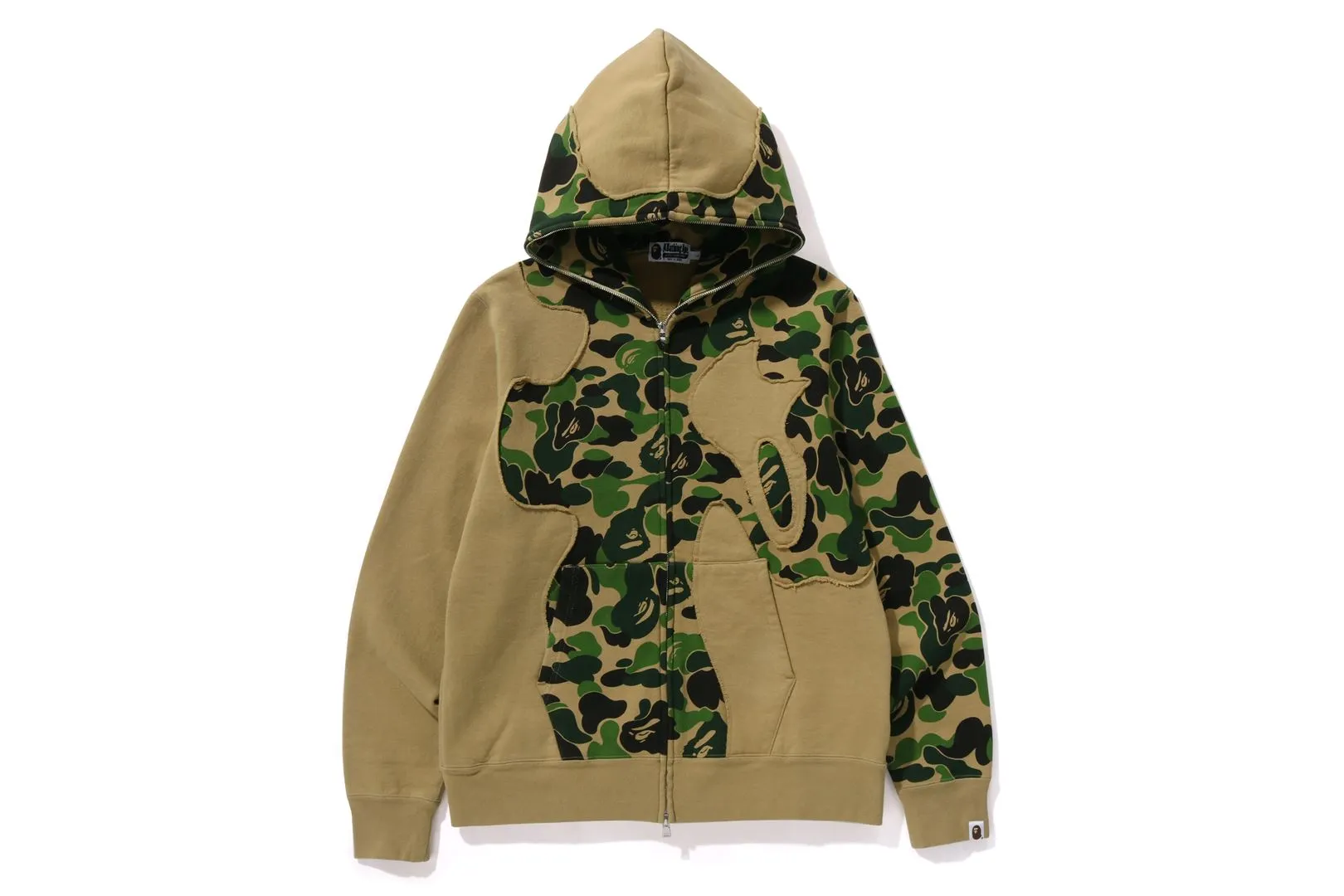 ABC CAMO PATCHWORK FULL ZIP HOODIE sold by Bape product image thumbnail 4
