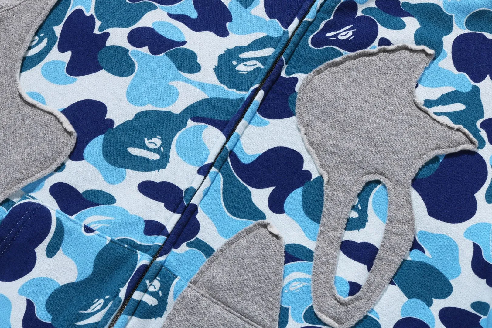 ABC CAMO PATCHWORK FULL ZIP HOODIE sold by Bape product image thumbnail 3