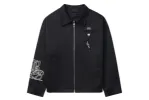 BAPE BLACK LOGO WORKER JACKET sold by Bape
