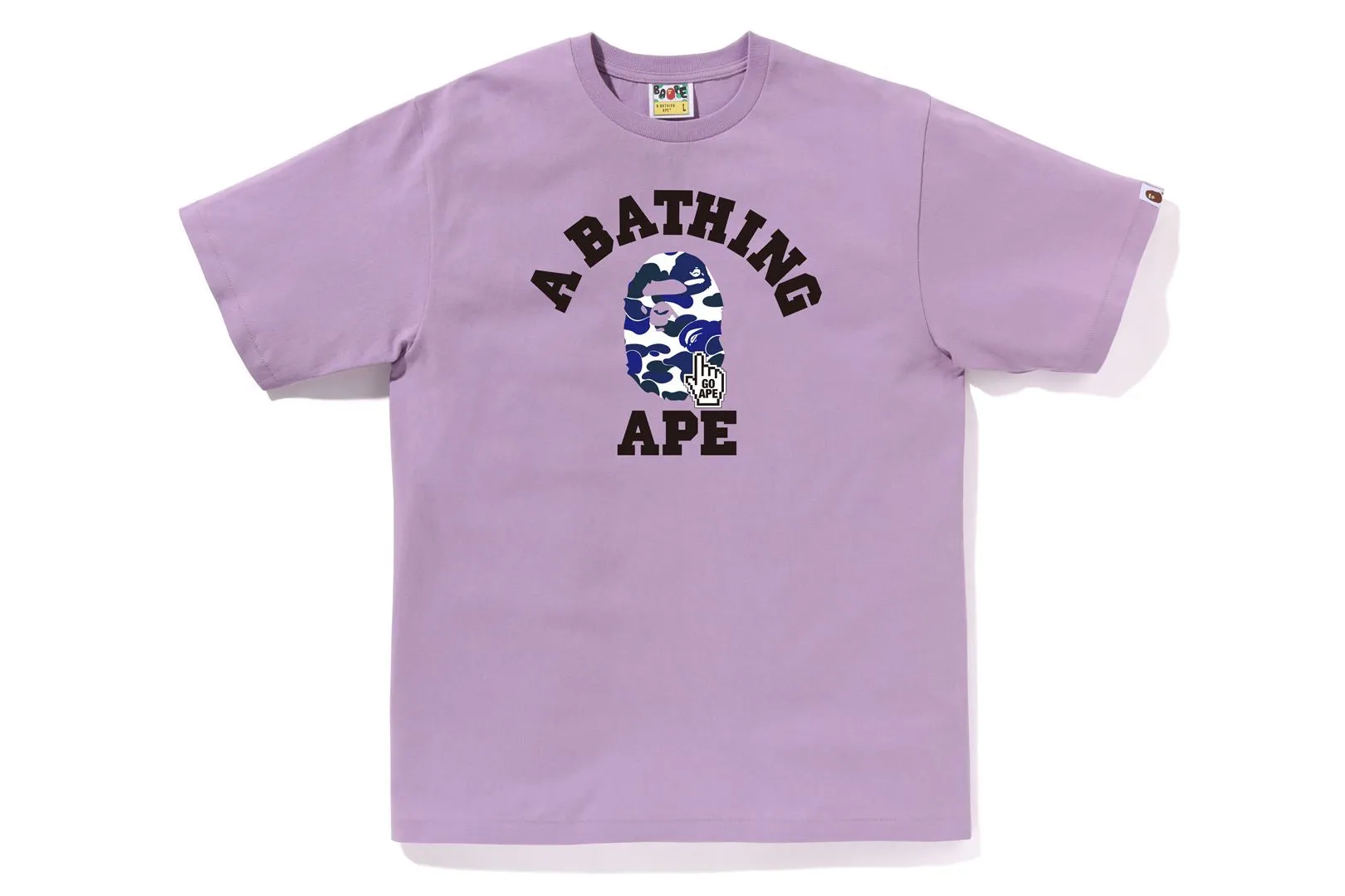 BAPE CAMO GO APE POINTER COLLEGE TEE sold by Bape product image thumbnail 5