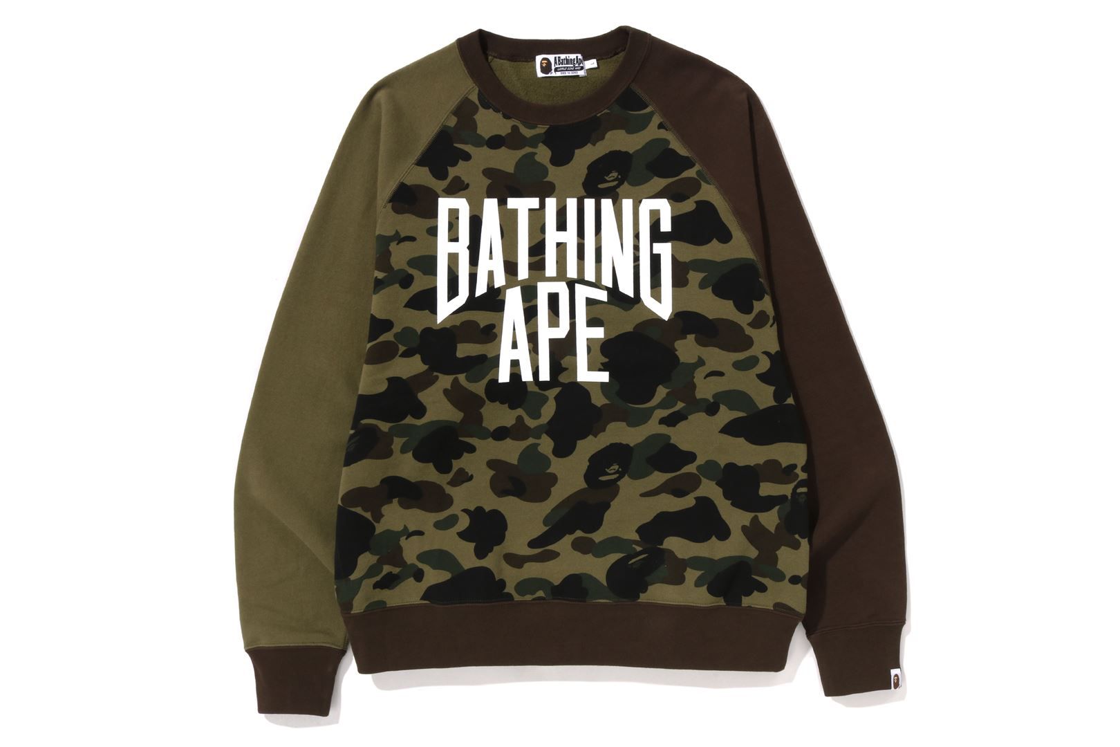 1ST CAMO CRAZY NYC LOGO RELAXED FIT CREWNECK sold by Bape