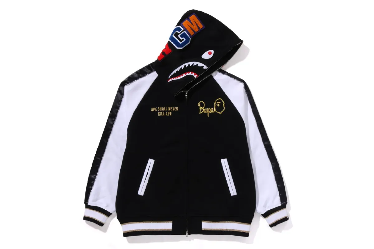 SOUVENIR SHARK ZIP HOODIE sold by Bape