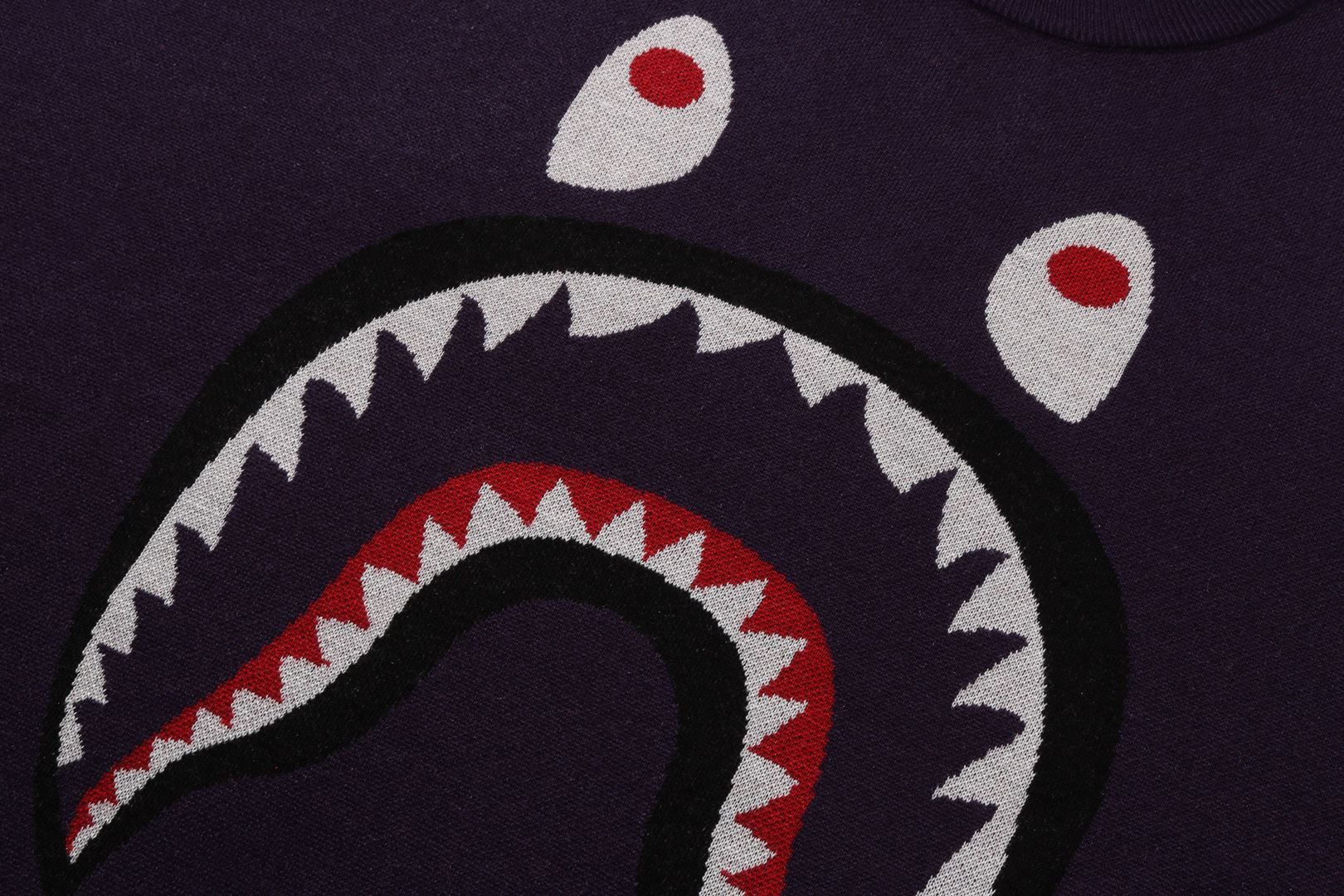 SHARK JACQUARD KNIT SWEATER sold by Bape product image thumbnail 2