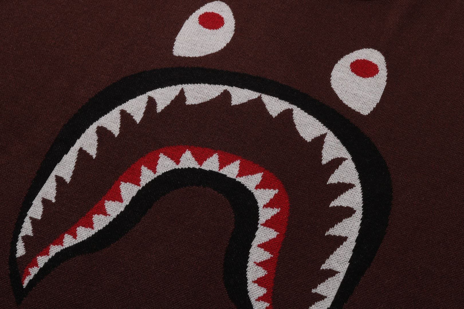SHARK JACQUARD KNIT SWEATER sold by Bape product image thumbnail 4