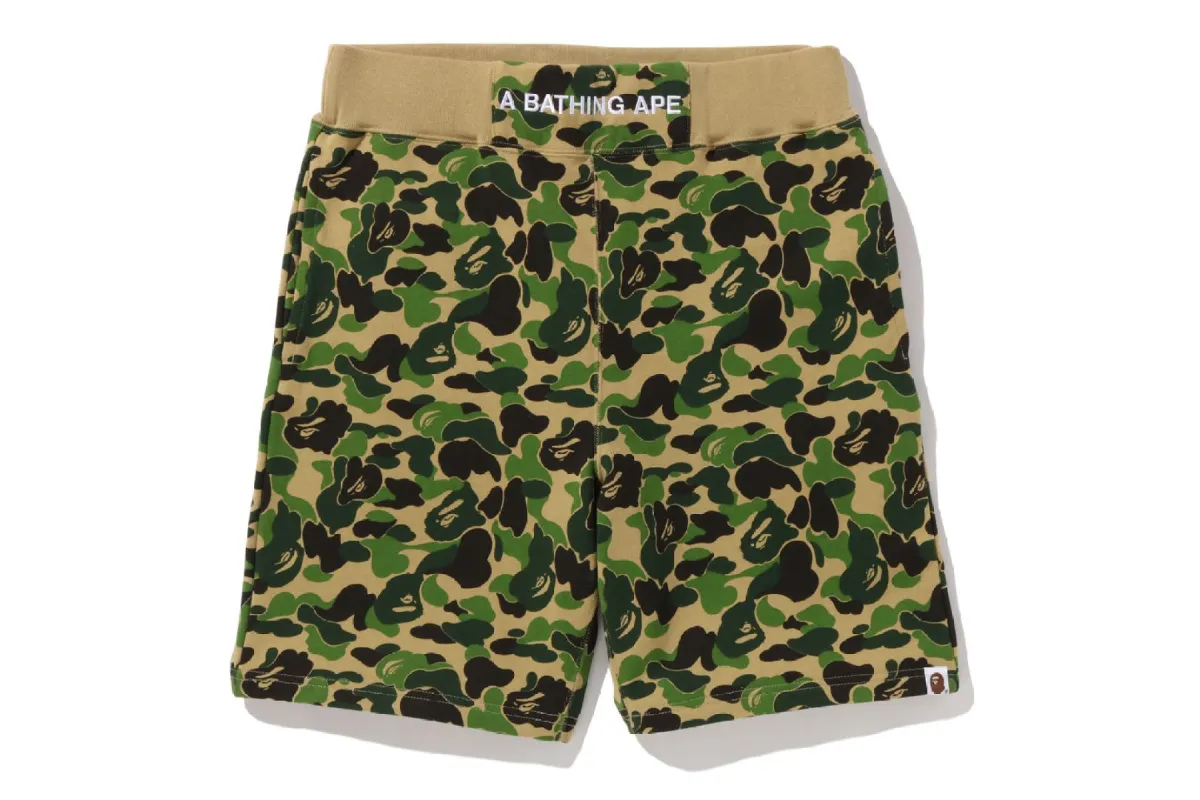 ABC CAMO SWEAT SHORTS sold by Bape